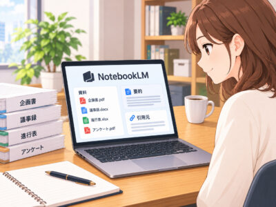 NotebookLMを使って資料を整理してみた