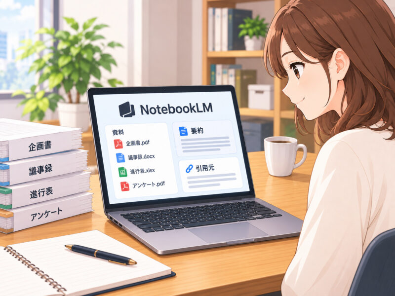 NotebookLMを使って資料を整理してみた